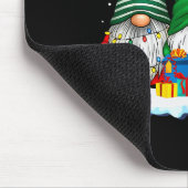 Three Gnomes Tree Lights Men Women Matching Xmas H マウスパッド (コーナー)
