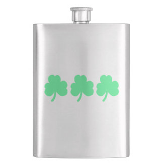 Three Green Shamrock Trinity フラスク