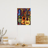 Three Guitars ポスター (キッチン)