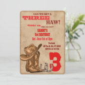 Three Haw, Western 3rd Birthday 招待状 (スタンド正面)