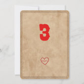 Three Haw, Western 3rd Birthday 招待状 (裏面)