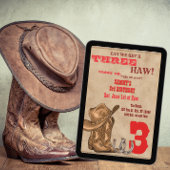 Three Haw, Western 3rd Birthday 招待状