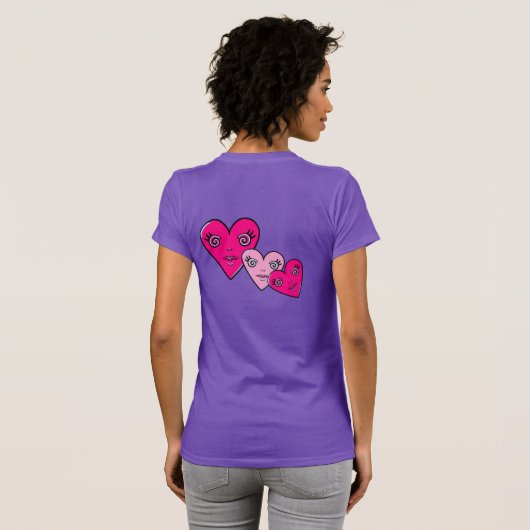 Three Hearts  Tシャツ (裏面フル)