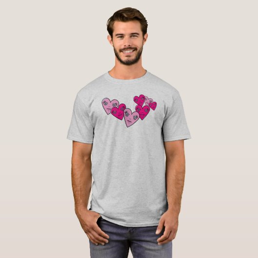Three Hearts  Tシャツ (正面フル)