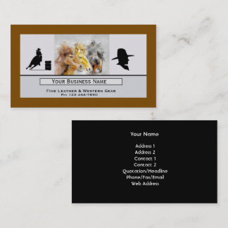 Three Horses Western Business Card 名刺