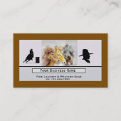 Three Horses Western Business Card 名刺 (正面)