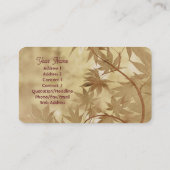 Three Horses Western Business Card 名刺 (裏面)