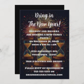 Three Hourglasses New Year's Eve Party 招待状 (正面/裏面)