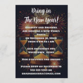 Three Hourglasses New Year's Eve Party 招待状 (正面)