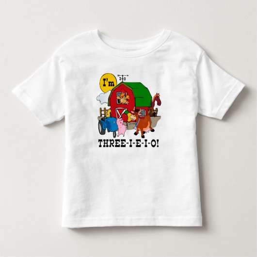 THREE-I-E-I-O トドラーTシャツ (正面)