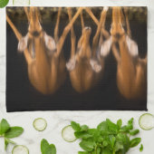 Three Impala Drink Together at Night キッチンタオル (折り畳み)