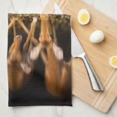 Three Impala Drink Together at Night キッチンタオル (四つ折り)