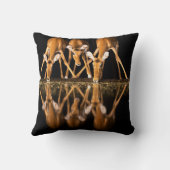 Three Impala Drink Together at Night クッション (裏面)