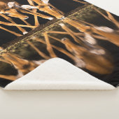 Three Impala Drink Together at Night シェルパブランケット (3/4)