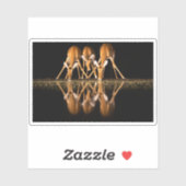 Three Impala Drink Together at Night シール (シート)