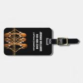 Three Impala Drink Together at Night ラゲッジタグ (正面横)