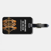 Three Impala Drink Together at Night ラゲッジタグ (裏面横)