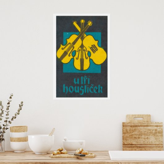 Three Instruments - Matchbox Print - Aesthetic ポスター (キッチン)