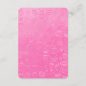 Three It’s Time for Tea 3rd Birthday Invitation 招待状 (裏面)