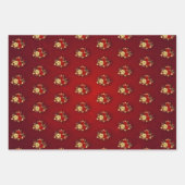 Three Jewelry Roses ラッピングペーパーシート (正面2)