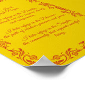 Three Jewels Refuge Buddhist Minimalist Adult  ポスター (角)