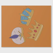 THREE KING CROWN WRAPPING PAPER  ラッピングペーパー (フラット)