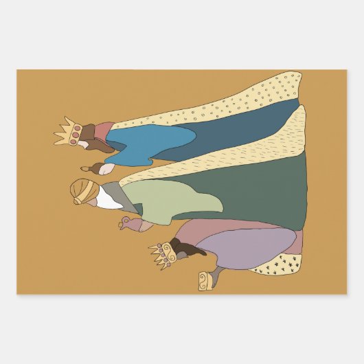 THREE KING WRAPPING PAPER ラッピングペーパーシート (正面)