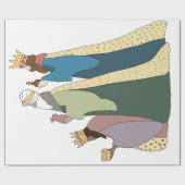 THREE KING WRAPPING PAPER  ラッピングペーパー (フラット)