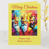 Three Kings カード (黄色い花)