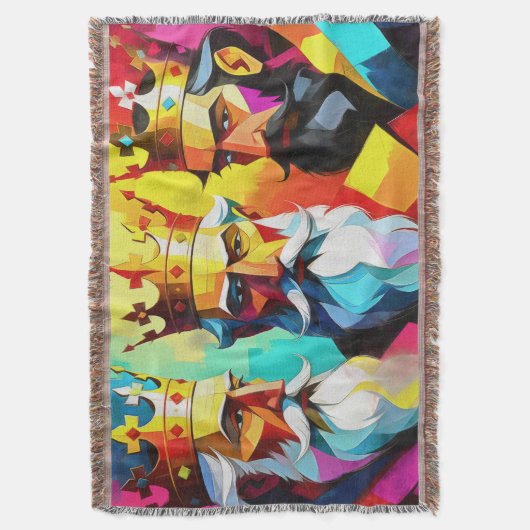 Three Kings スローブランケット (正面縦)