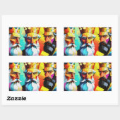 Three Kings 長方形シール (シート)