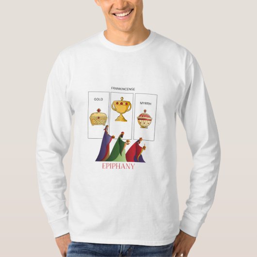 Three Kings and their meaningful gifts Tシャツ (正面)