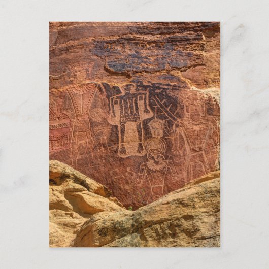 Three Kings Petroglyph - Mckenkie Ranch – ユタ ポストカード (正面)