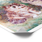 Three Kittens, Louis Wain ポスター (角)