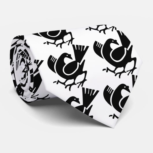 Three Legged Crow ネクタイ (ロール)