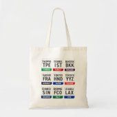 Three Letter Code トートバッグ (正面)