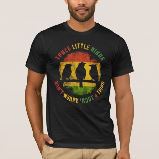 Three Little Birds - Reggae Tシャツ (正面)