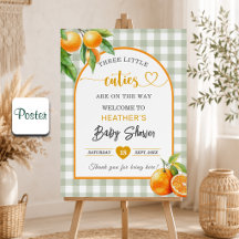 Three Little Cuties are on the Way ベビーシャワー