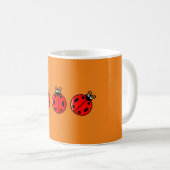 Three Little Ladybugs - クラシック マグカップ (正面右)