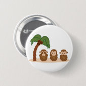 Three little monkeys - três macaquinhos 缶バッジ (正面&裏面)