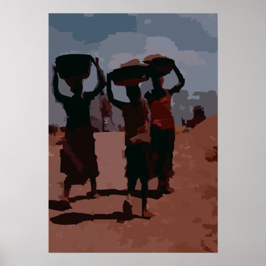 Three lone figures ポスター (正面)