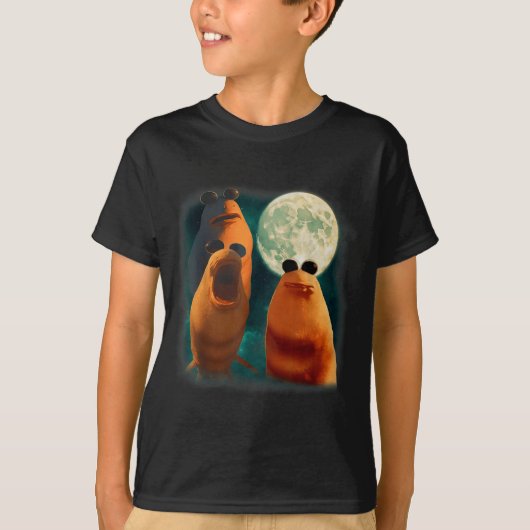 Three Marcus The Worm Howl At Moon Funny Marcus Me Tシャツ (正面)