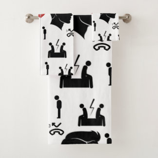 Three Missed Chances Towel Set | Emotional Décor バスタオルセット