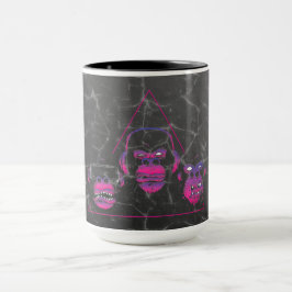 Three Monkeys Video Gaming Design マグカップ