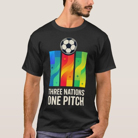 Three Nations One Pitch Soccer Tシャツ (正面)