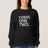 THREE ONE TWO Area Code 312 Chicago IL Illinois US スウェットシャツ (正面)