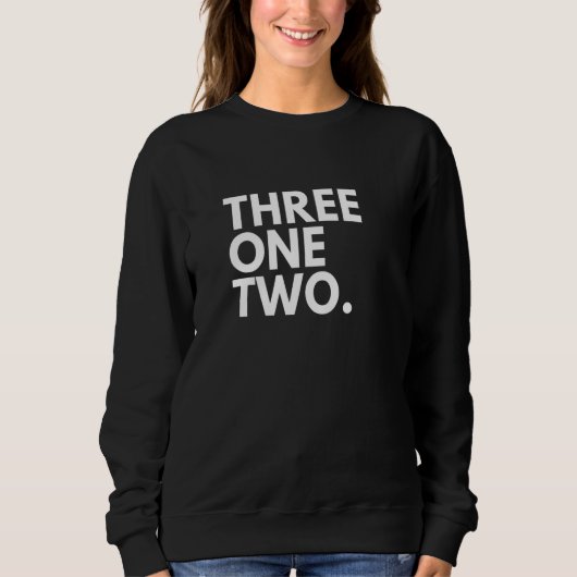 THREE ONE TWO Area Code 312 Chicago IL Illinois US スウェットシャツ (正面)
