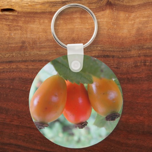 Three orange rosehips キーホルダー (裏面)