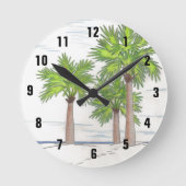 THREE PALMS 時計 (正面)