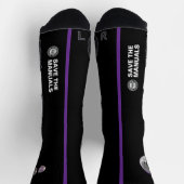 THREE PEDAL NATION Crew Socks ソックス (上部)